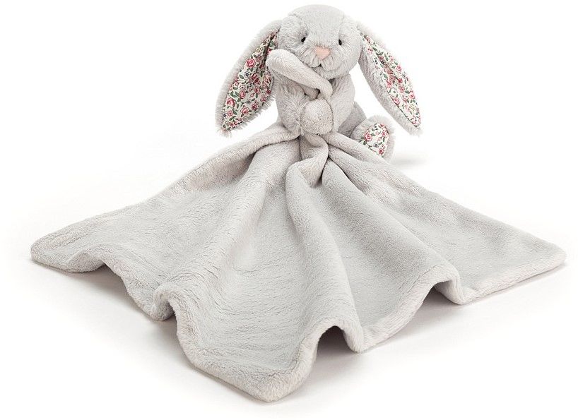  bashful bunny blossom comforter grey flower 